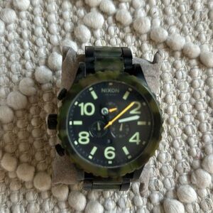 NIXON 51-30 camo watch